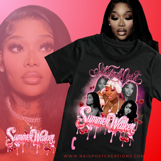 Summer Walker Inspired T-Shirt – Unofficial R&B Fan Tee | Women’s Concert Outfit | Music Lover Graphic Shirt